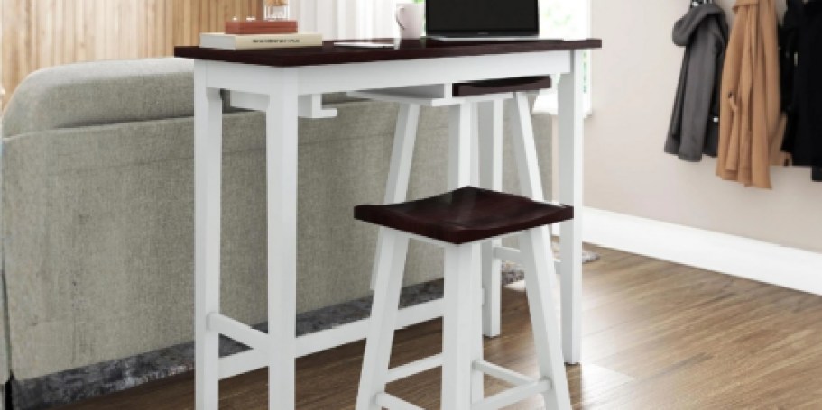 Counter Height Table w/ Hanging Stools Only $80 Shipped on Walmart.com + More