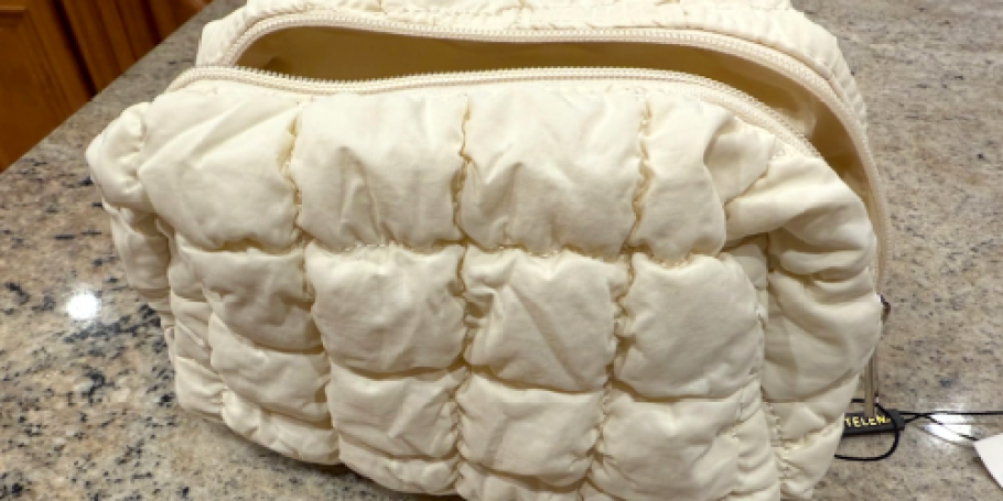 Puffer Makeup Bags Just $4.99 on Amazon