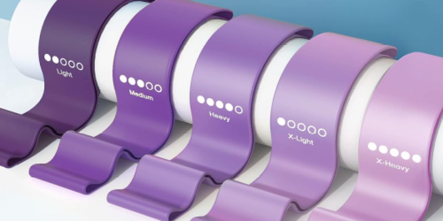 Resistance Bands 5-Pack Only $4.99 on Amazon (Regularly $13)