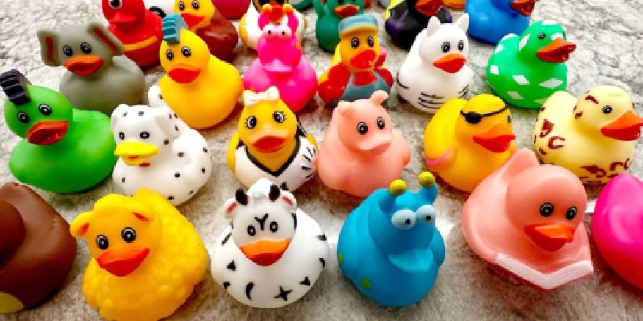 Rubber Ducks 30-Pack Only $12.79 on Amazon | Fun Halloween Candy Alternative!