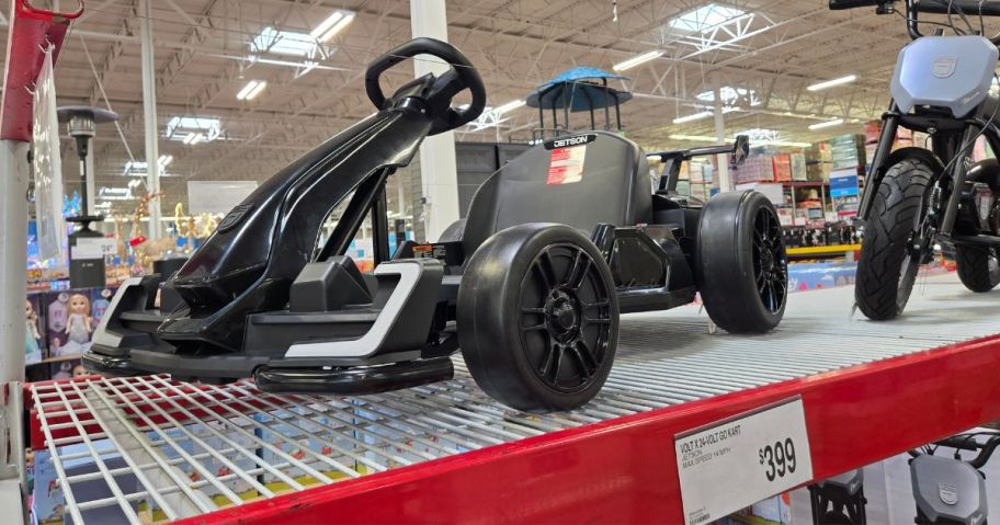 Jetson 24-Volt X Electric Go-Kart on display in store