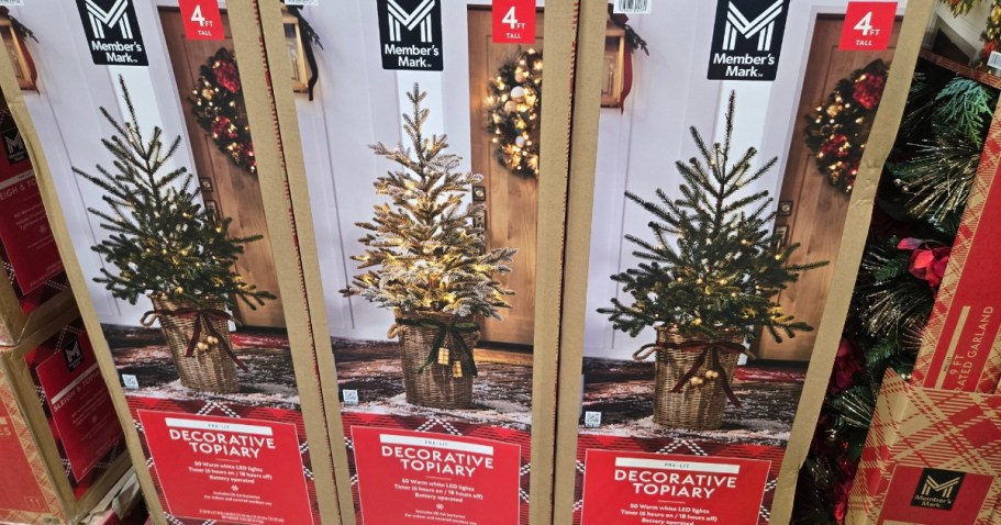 Deck the Halls with NEW Sam’s Club Christmas Trees & Topiaries | Hip2Save