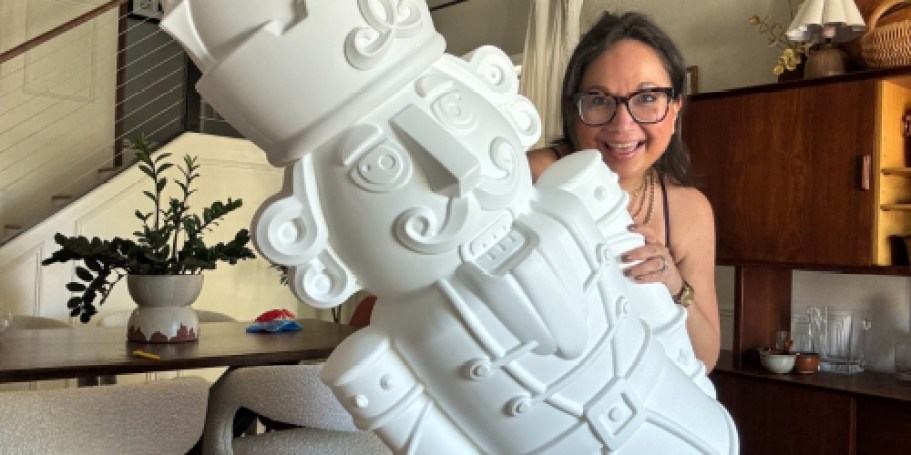 Get $15 Off Viral Giant Nutcracker Blow Mold + Free Shipping