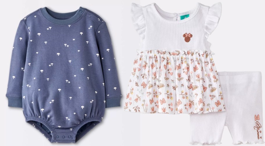 Baby clothing from Target.