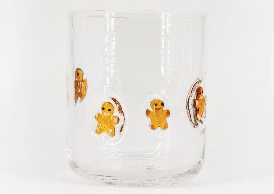 gingerbread men on icon glass