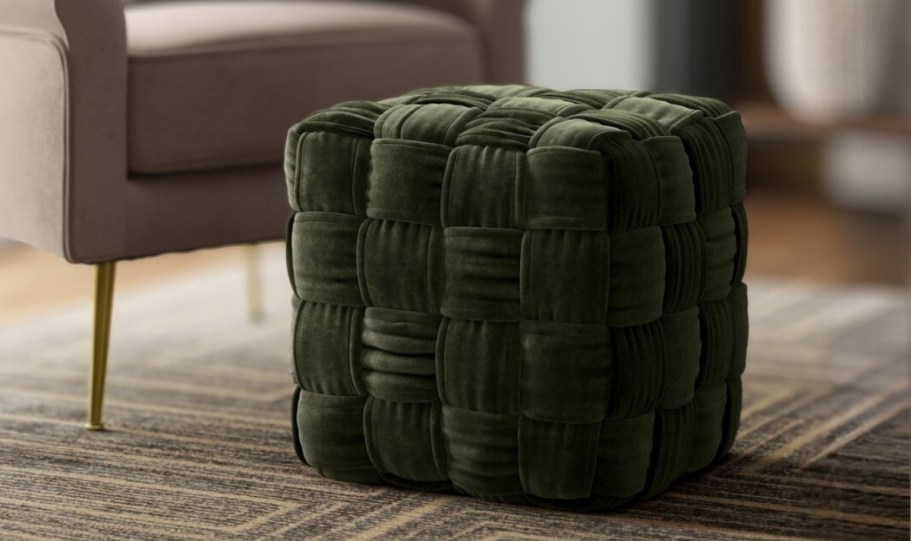 30% Off Target Furniture Sale: Trendy Woven Poof Just $56 Shipped