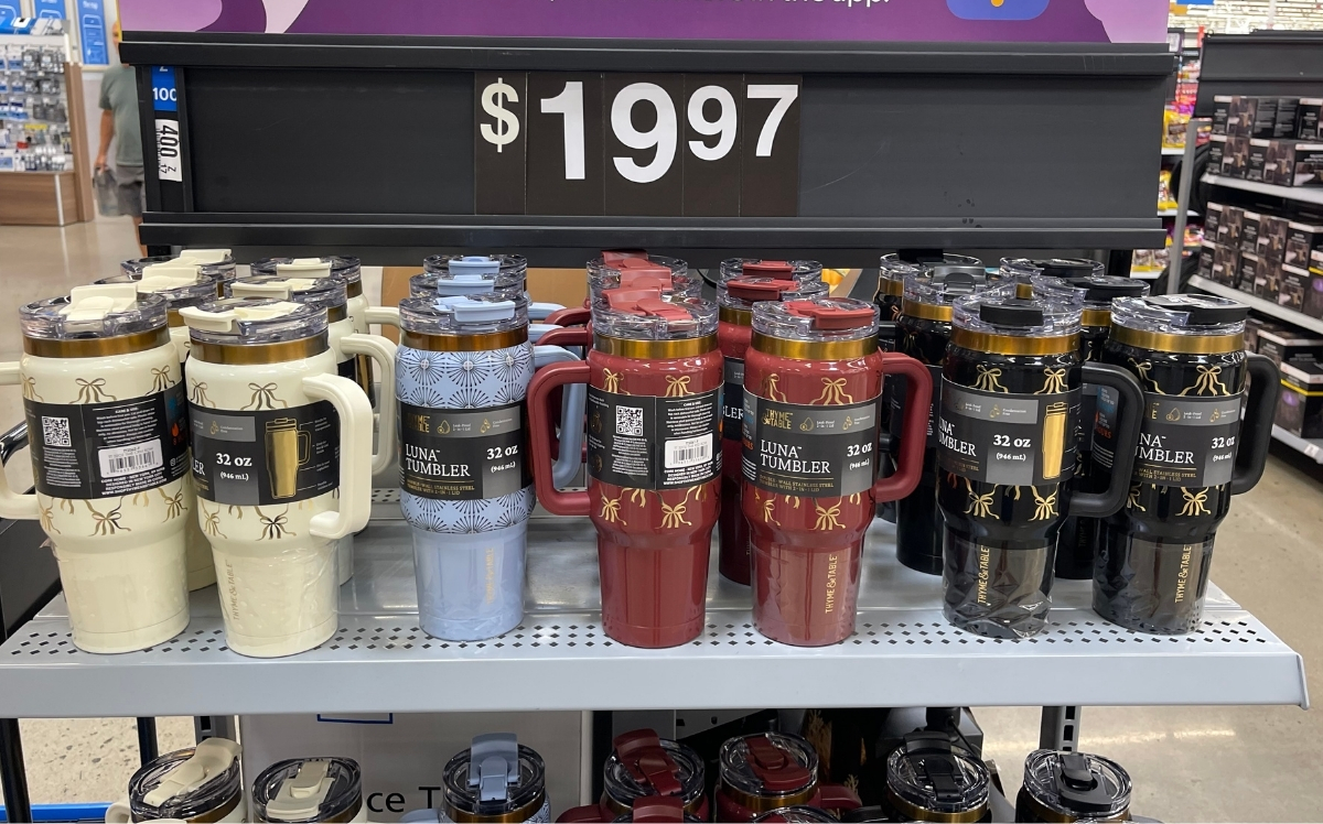 New Holiday Thyme & Table Tumblers Just $19.97 at Walmart | Hip2Save