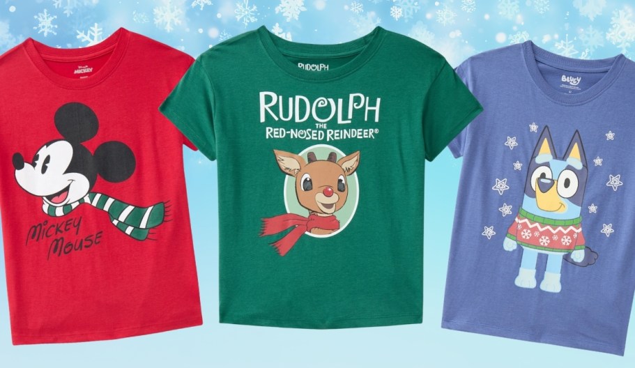 Kids Character Clothing from $2.99 on Walmart.com (Including Holiday Styles)