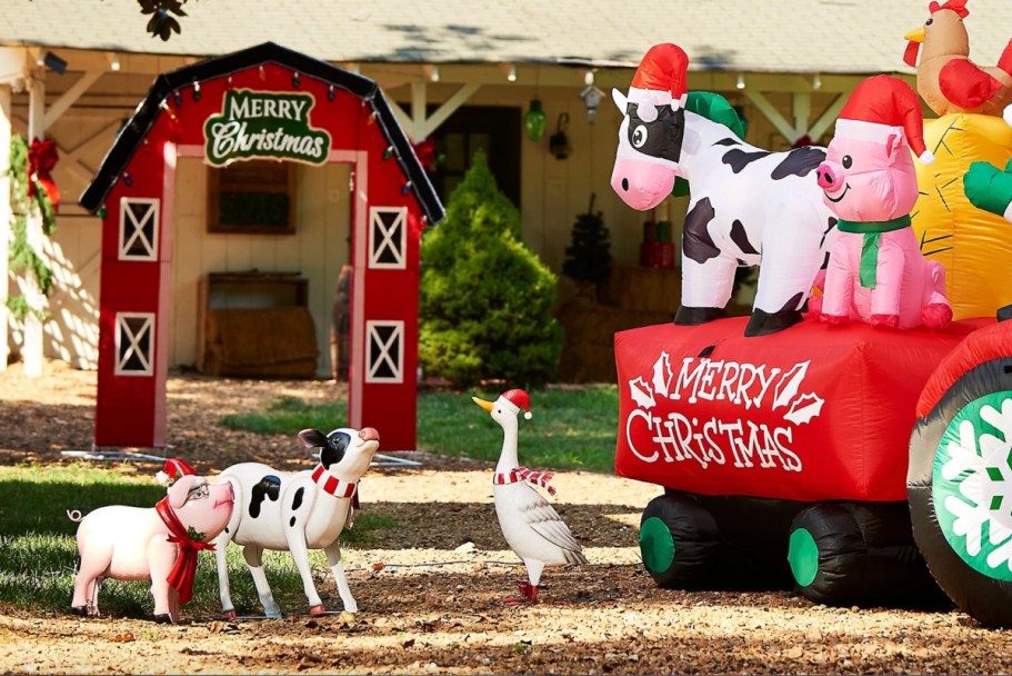 Up to 55% Off Tractor Supply Christmas Decor (Including a Holiday Armadillo!)
