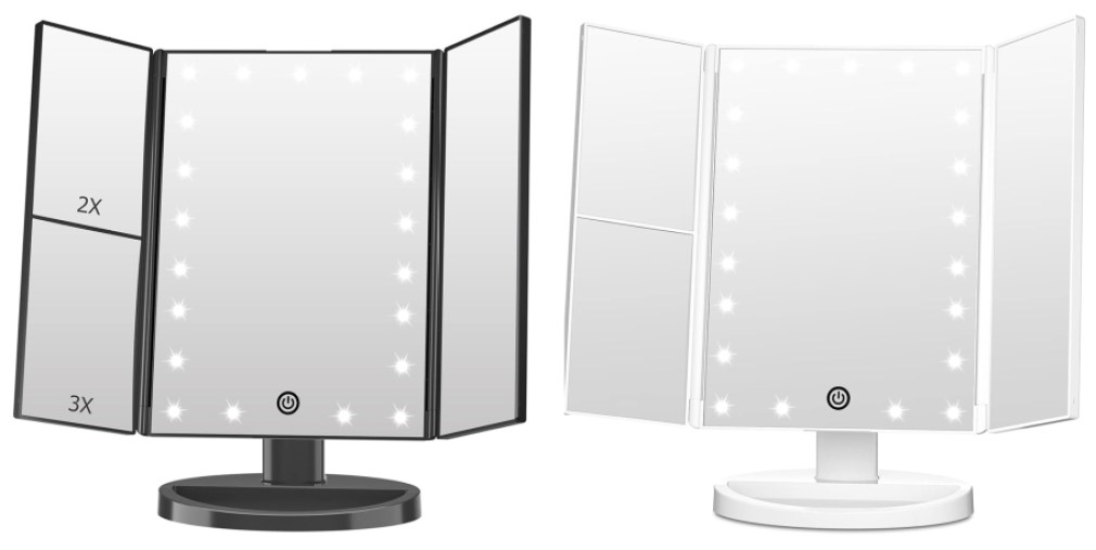 trifold vanity mirrors