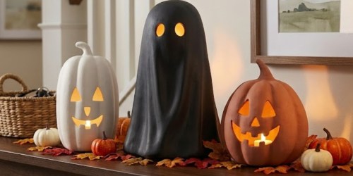 Paper-Mache Ghosts & Jack-o-Lanterns are Back at Walmart & Under $10