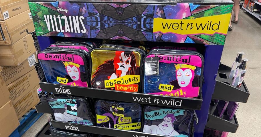 wet n wild disney villains display in store