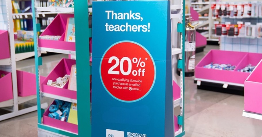 Target Teacher Discount | 20% Off ENTIRE Shopping Trip (Includes Homeschoolers)