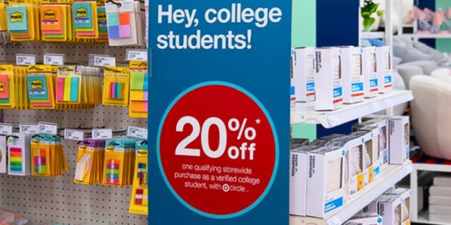 Target’s Student Discount Returns 7/5 | Get 20% Off Your Entire Purchase