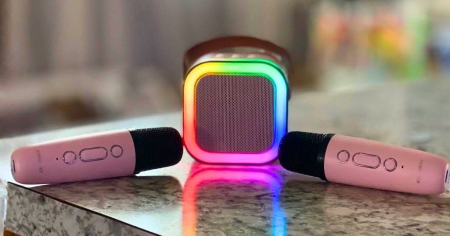 Kids Karaoke Machine w/ 2 Microphones Only $9.99 on Amazon (Fun Gift Idea!)