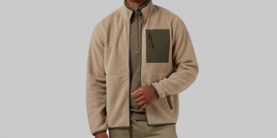 32 Degrees Men’s Sherpa Jacket Only $14.99 (Regularly $65) + Free Tote