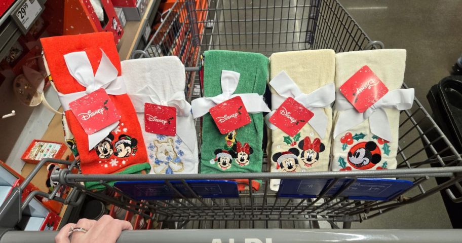 Aldi Christmas Disney Hand towels