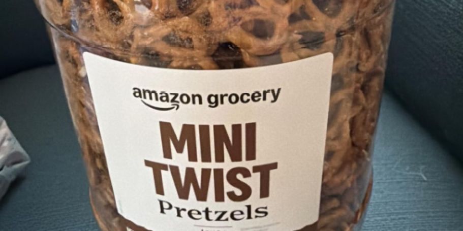 Amazon Mini Pretzels 40oz Jar Only $5.64 Shipped