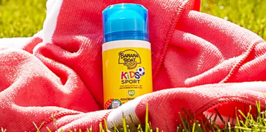 Banana Boat Kids Roll-On Sunscreen Only $3.99 Shipped on Amazon (Reg. $11)