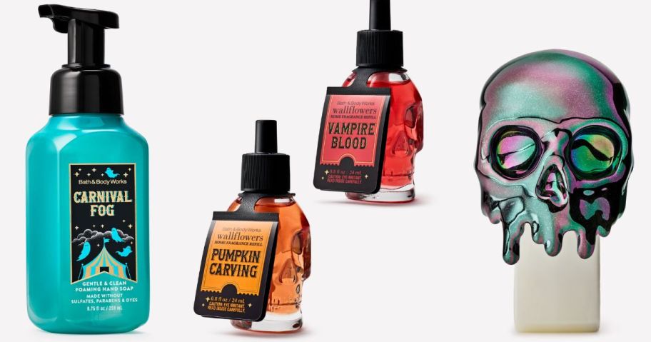 Bath & Body Works Halloween Hand Soap and Wallflowers