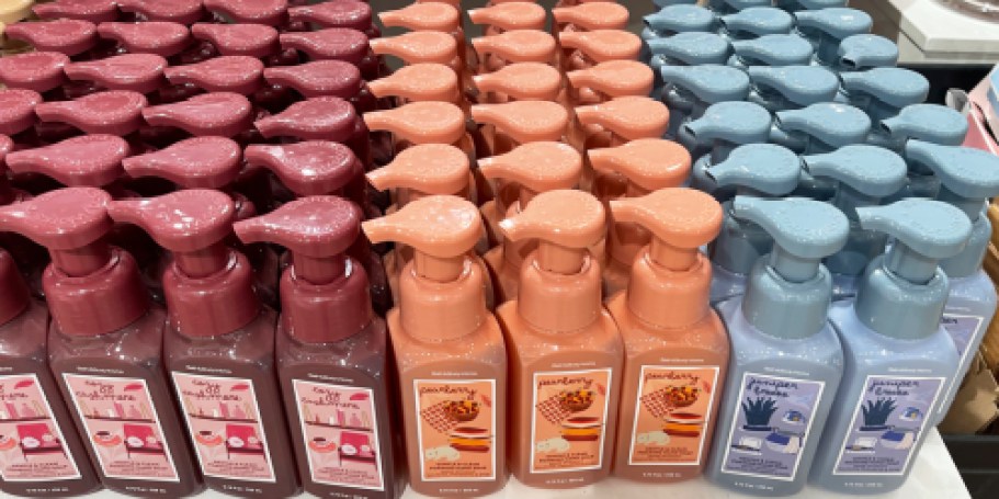 Today ONLY: Bath & Body Works Hand Soaps Just $2.99 (Reg. $9)