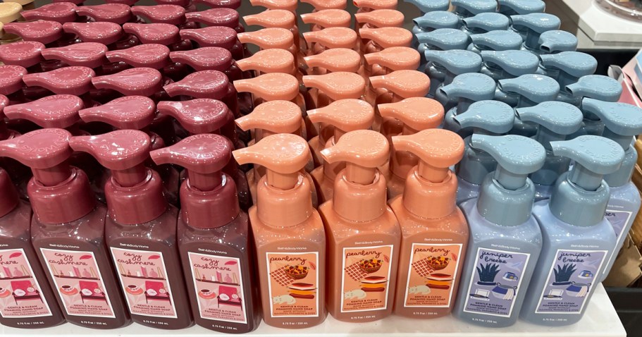 Today ONLY: Bath & Body Works Hand Soaps Just $2.99 (Reg. $9)