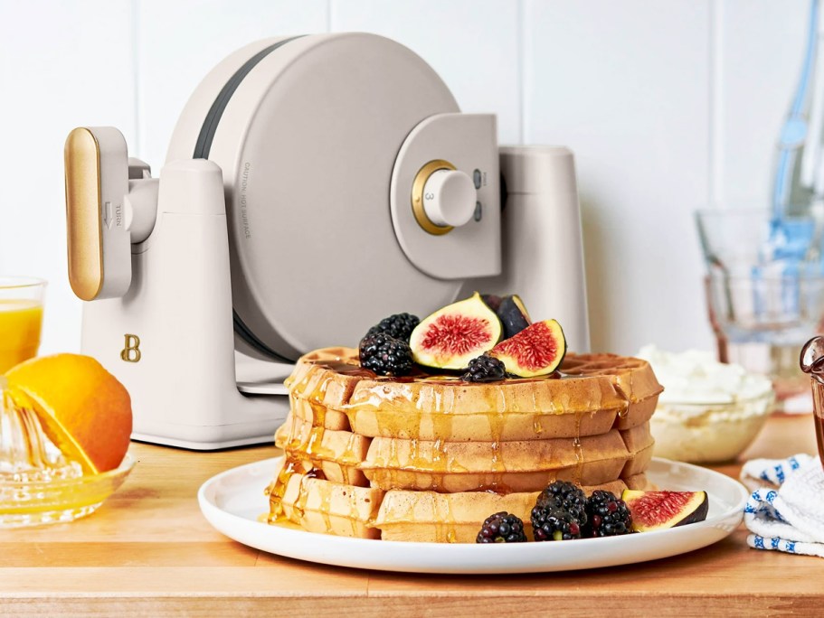 Beautiful by Drew Rotating Waffle Maker Only $19.98 + More on Walmart.com