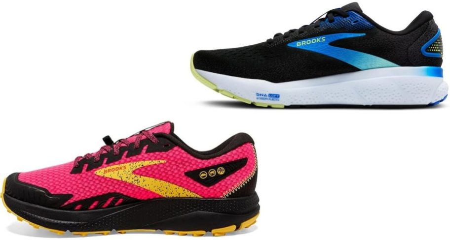Stock images of two Brooks shoes
