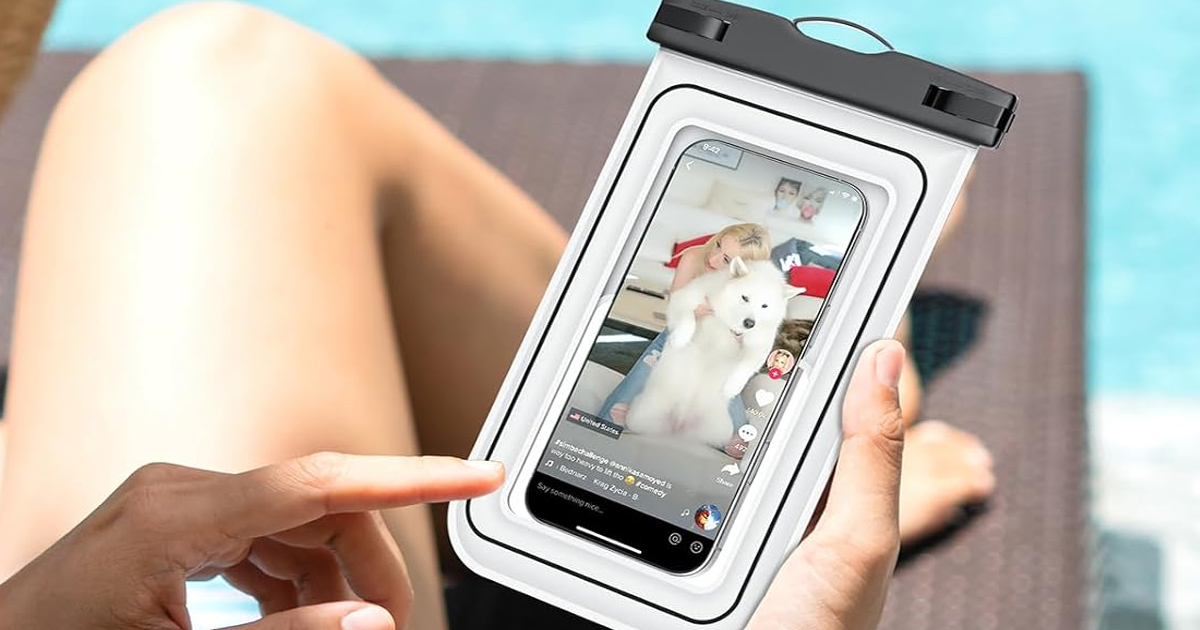 Waterproof Phone Pouch 2-Pack Just $4.99 on Amazon