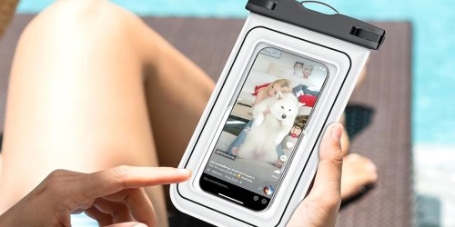 Waterproof Phone Pouch 2-Pack Just $4.99 on Amazon