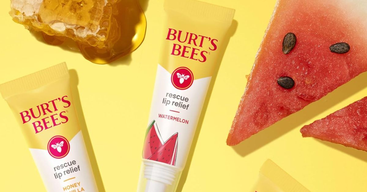 Burt’s Bees Rescue Lip Relief Hydrating Balm Just $3 on Amazon (Reg. $6)