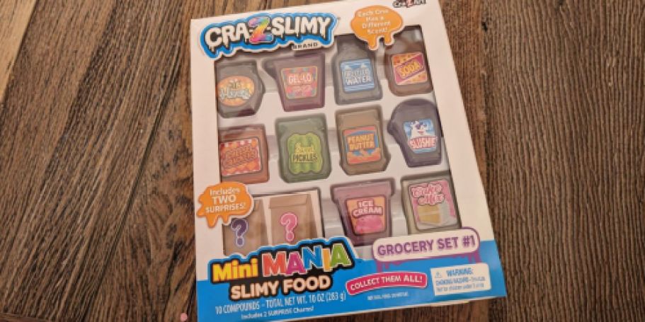 CRA-Z-Slimy Mini Mania Grocery 10-Piece Set Only $11 on Amazon (Reg. $22)