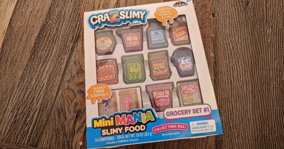 CRA-Z-Slimy Mini Mania Grocery 10-Piece Set Only $11 on Amazon (Reg. $22)