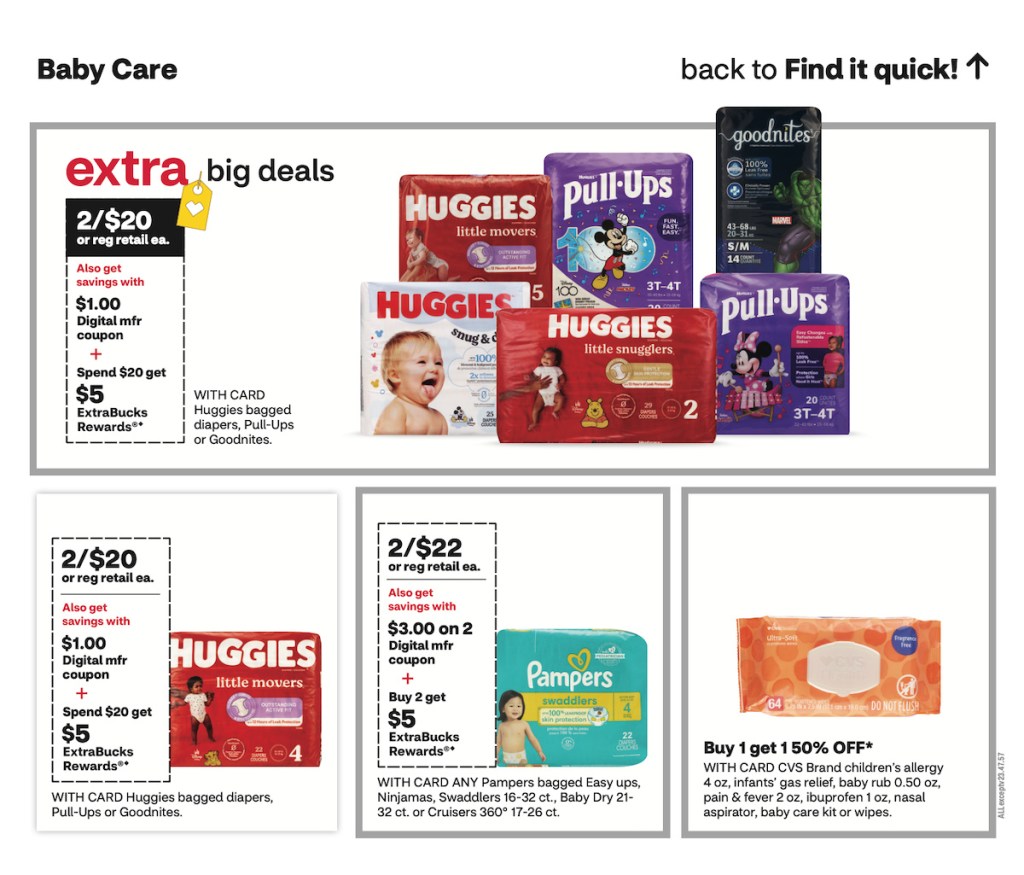 page from CVS ad