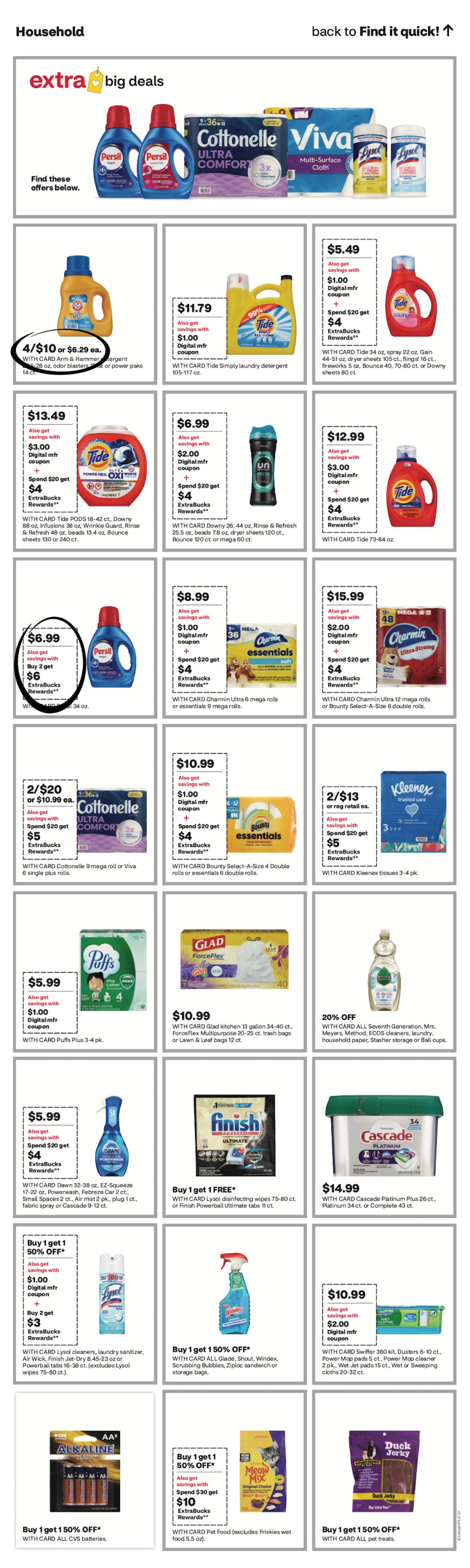 page from CVS ad