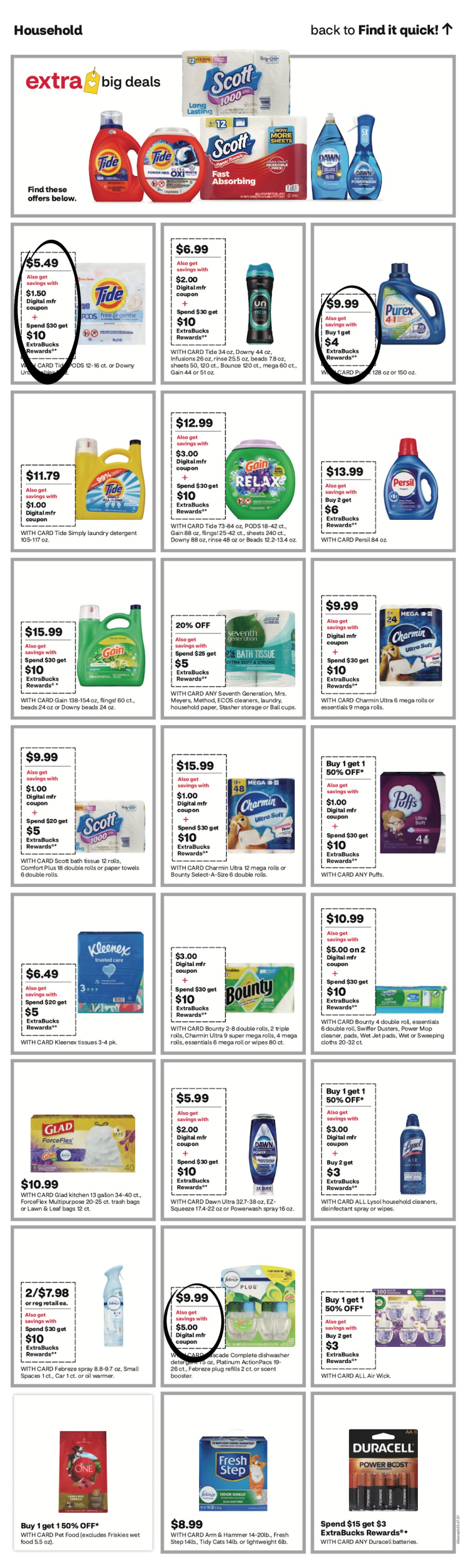page from CVS ad