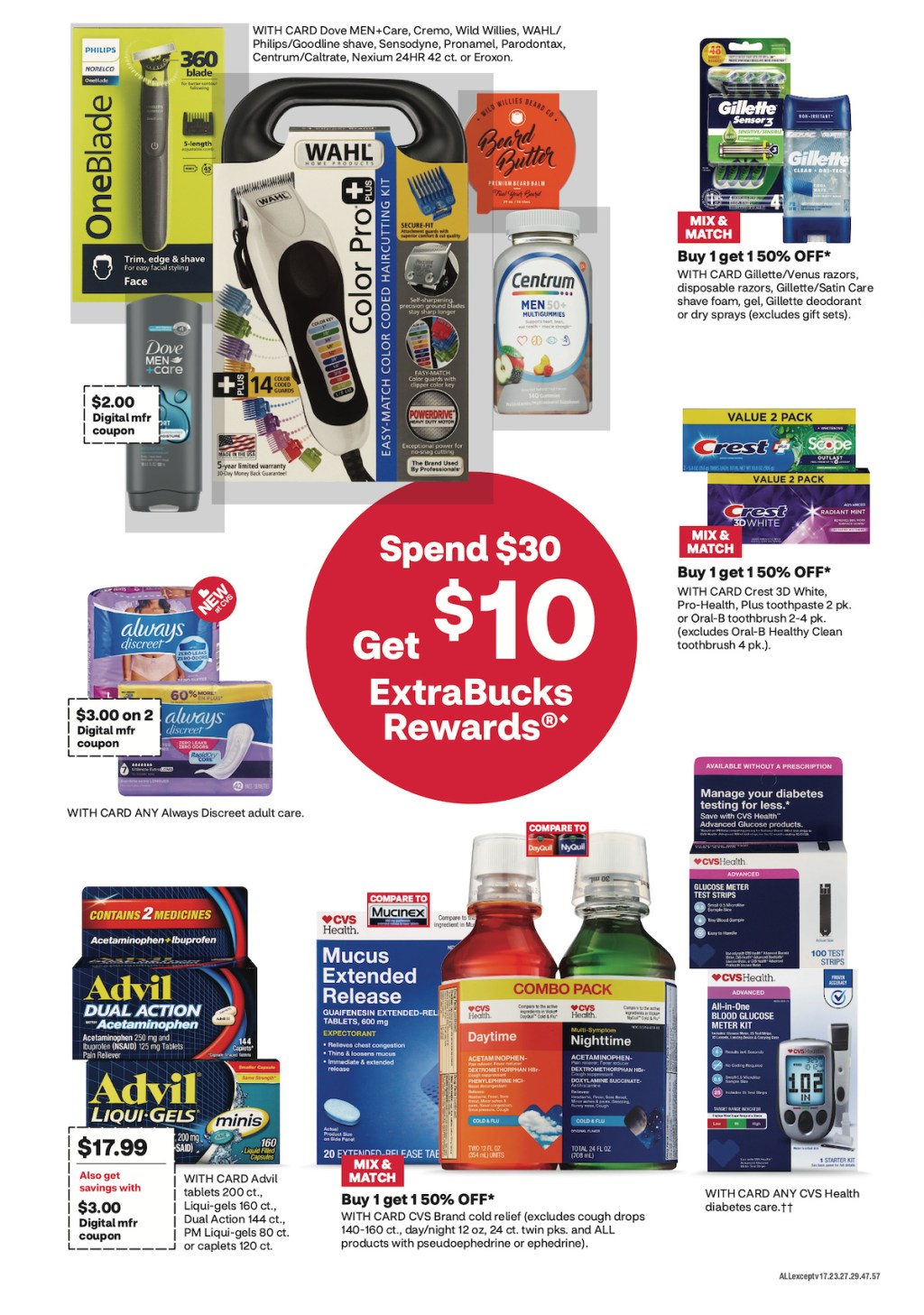 page from CVS ad