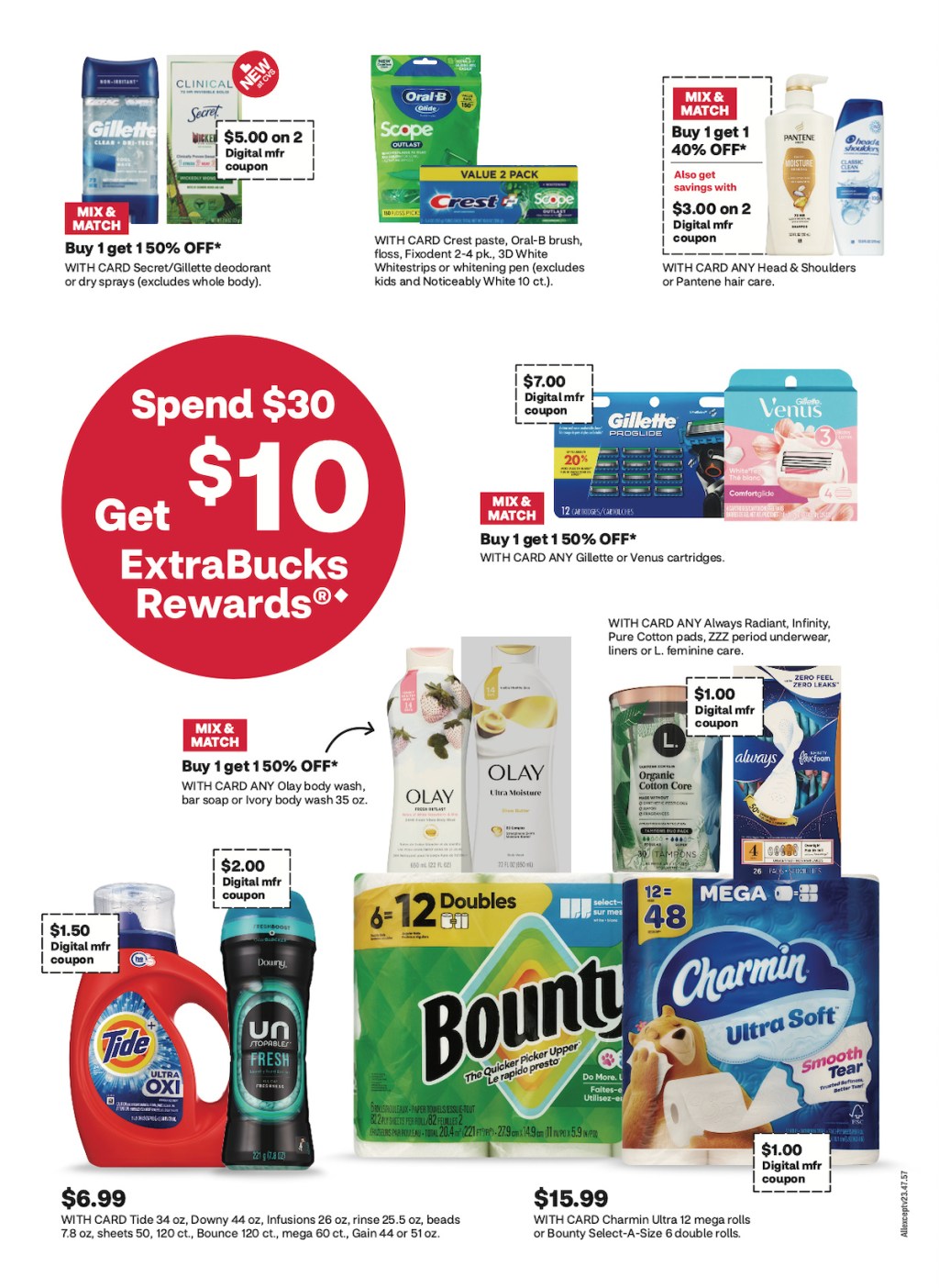 page from CVS ad