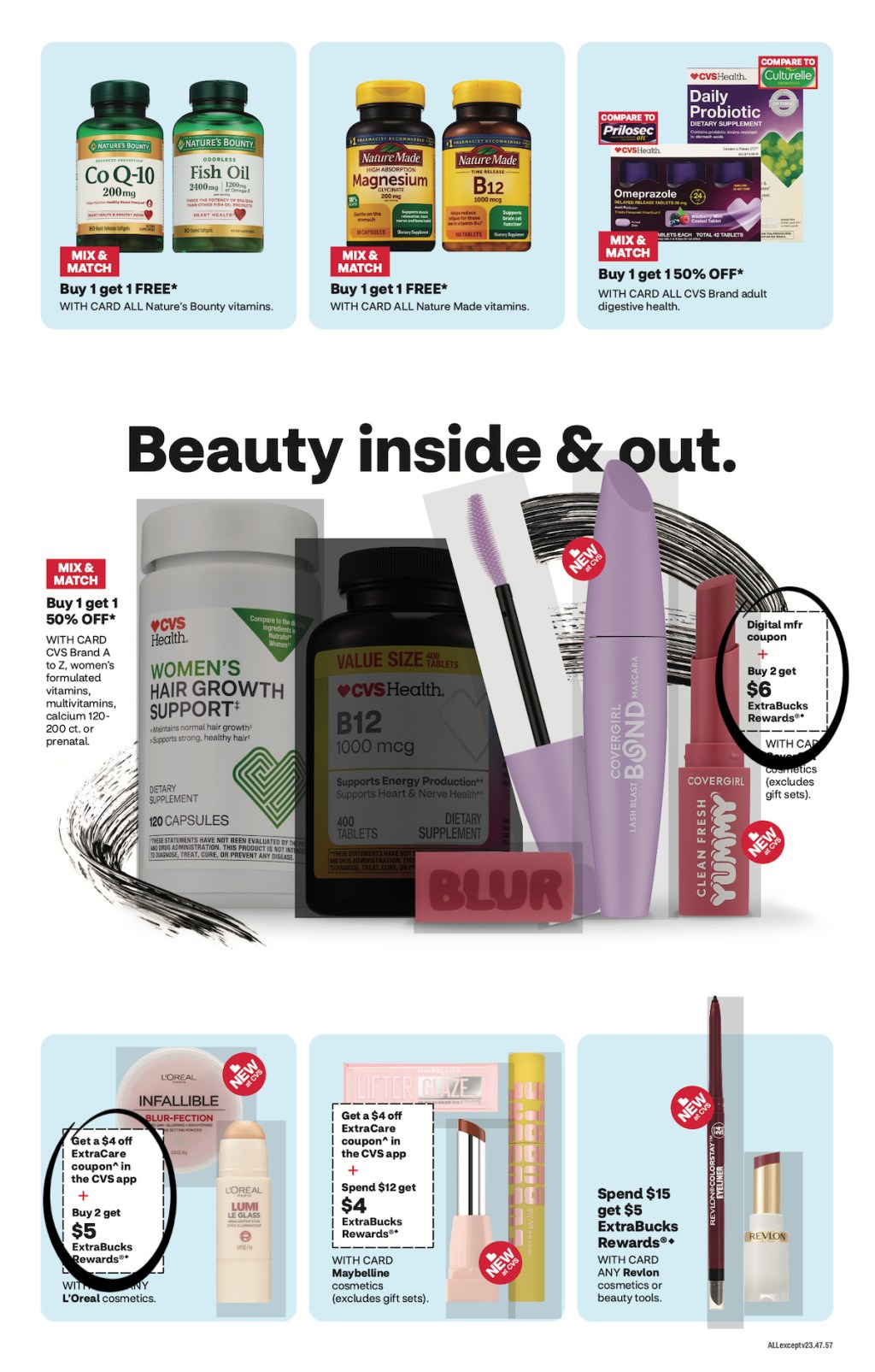 page from CVS ad