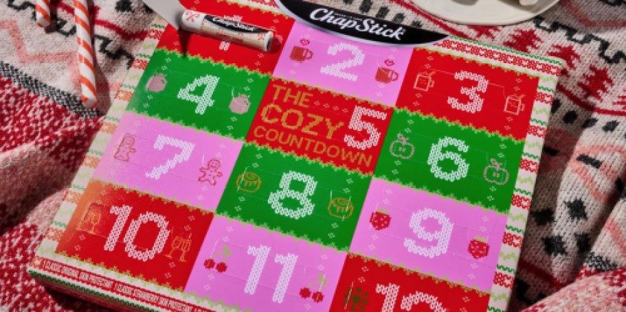 ChapStick 12-Day Advent Calendar Only $15 Shipped on Amazon (Reg. $20)