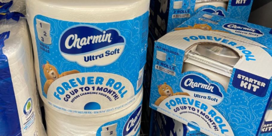 Charmin Forever Roll Starter Kit & 3 Refills Only $38.94 Shipped After Rebate + Get $15 Amazon Credit