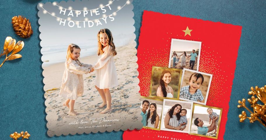 Two Photo Christmas Cards