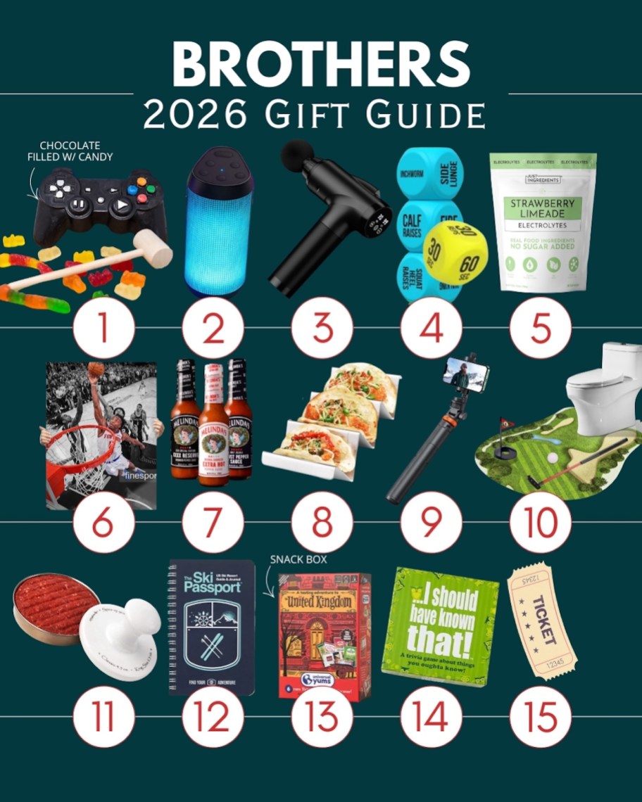 brothers 2026 gift guide