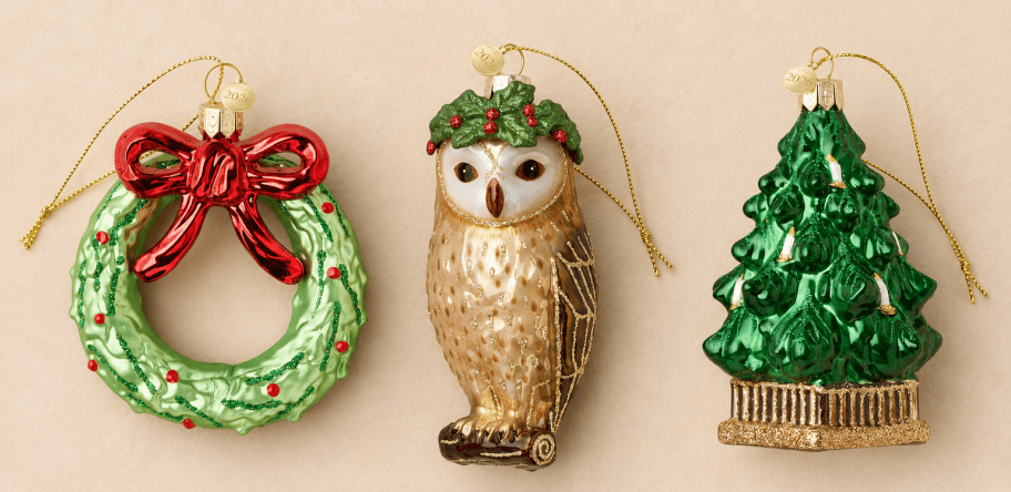 John Derian Christmas ornaments at Target