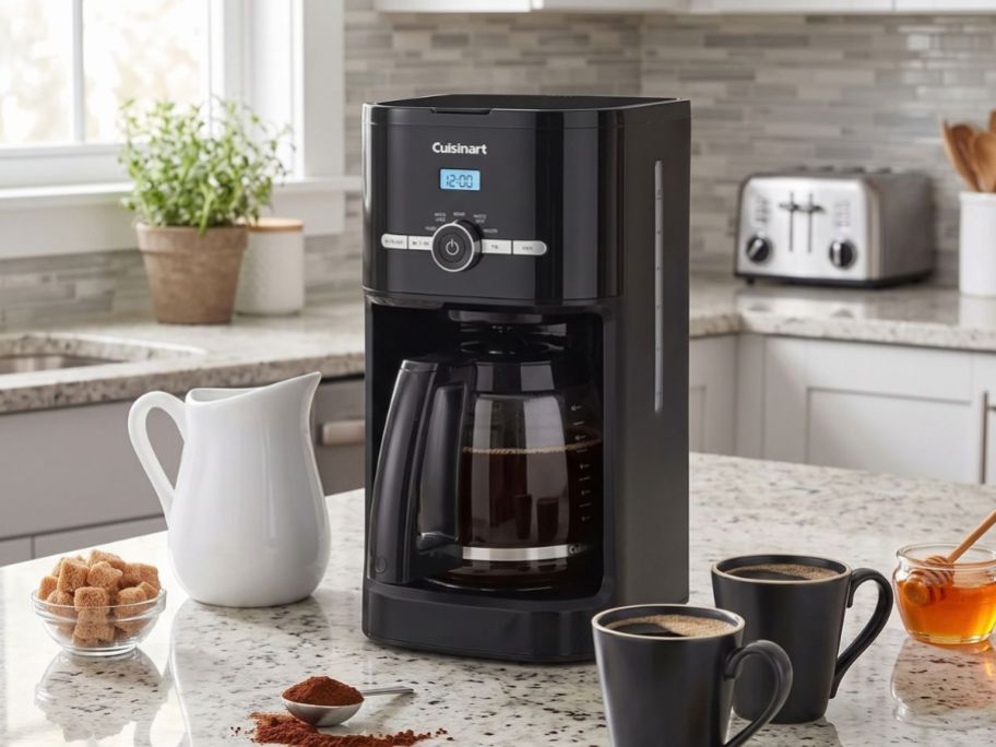 Cuisinart 12-Cup Classic Programmable Coffeemaker on kitchen counter