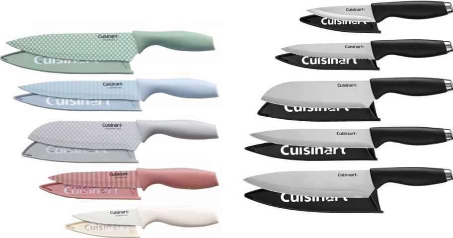 Two 10-Piece Cuisinart Knife Sets