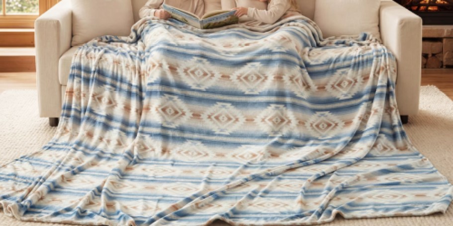 HUGE Family Size Blanket Just $19.97 on Walmart.com (Perfect for Movie Night!)