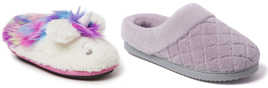 Deerfoams Kids Whimsical Clog and Women's Libby Quilted Terry Clog