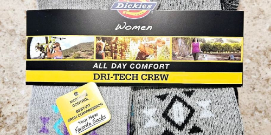 Dickies Women’s Socks 6-Pack Only $3.72 on Amazon (Regularly $16)