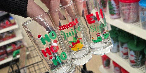 NEW at Dollar Tree: $1.50 Christmas Light Sipper Cups, Shot Glasses & More!